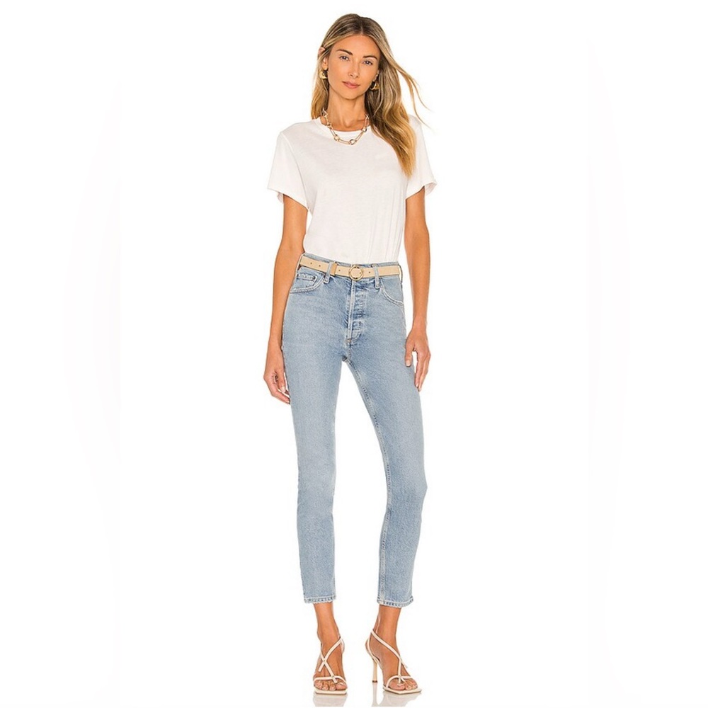 AGOLDE Nico High Rise Slim Jean in Cliffside Size 26‎